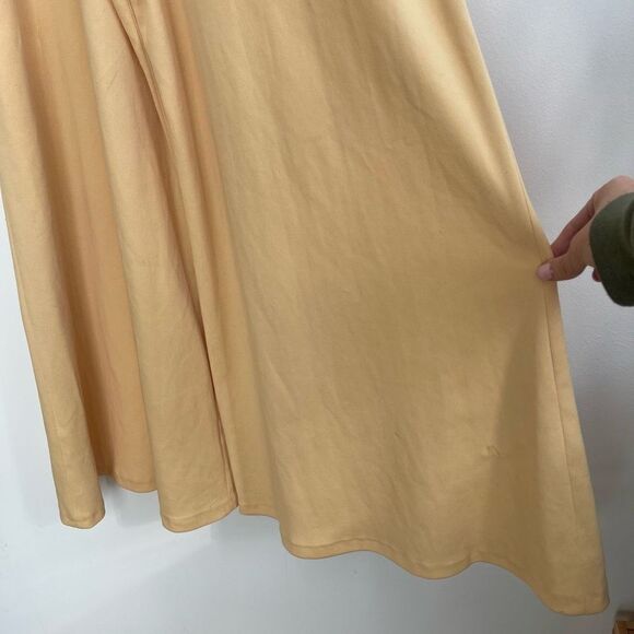 Vintage Handmade Yellow Wide Leg Zip Up Jumpsuit - Small - Picture 9 of 14